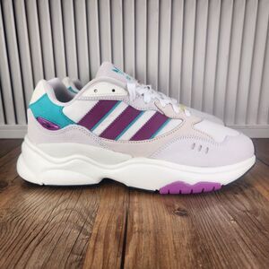 Adidas Retropy F90 Mystique Originals Mens Size 10 White Purple Gym Shoes HP8019